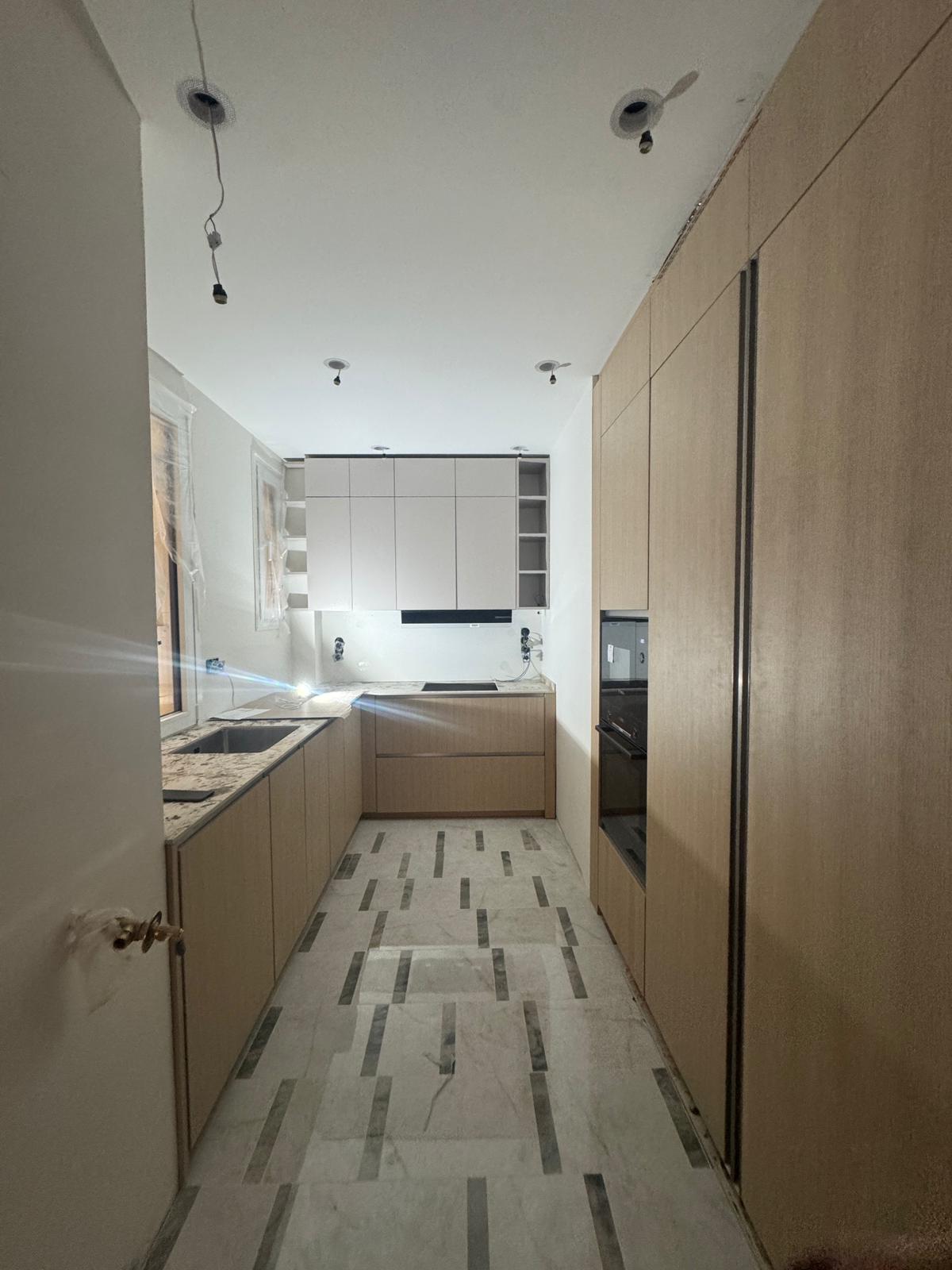 Cocina en madera natural a medida